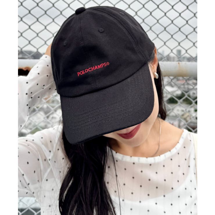ブラック | POLOCHAMPS(ポロチャンプス)/ロゴ刺繍 CAP | Outfitter lab