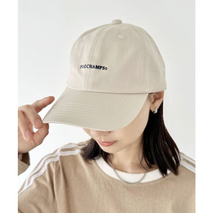 グレイッシュベージュ | POLO CHAMPS(ポロチャンプス)/ロゴ刺繍 CAP | Outfitter lab