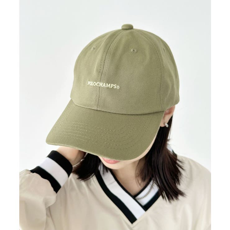 カーキ | POLO CHAMPS(ポロチャンプス)/ロゴ刺繍 CAP | Outfitter lab