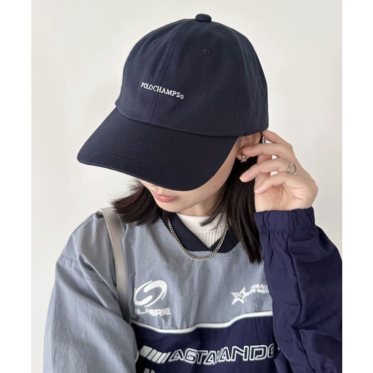 ネイビー | POLO CHAMPS(ポロチャンプス)/ロゴ刺繍 CAP | Outfitter lab