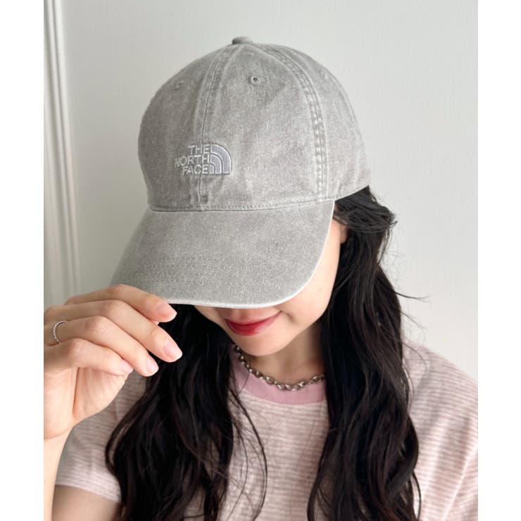 ライトグレー | THE NORTH FACE(ザ・ノースフェイス)/LOGO BALL CAP | Outfitter lab