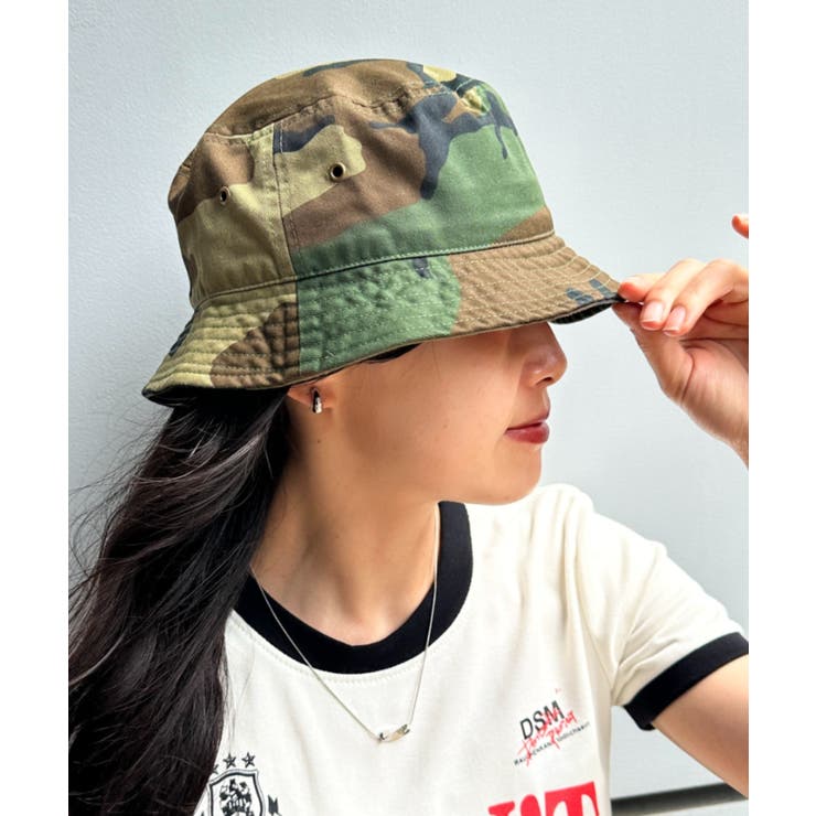 グリーン系その他 | newhattan / Twill Bucket Hat | Outfitter lab