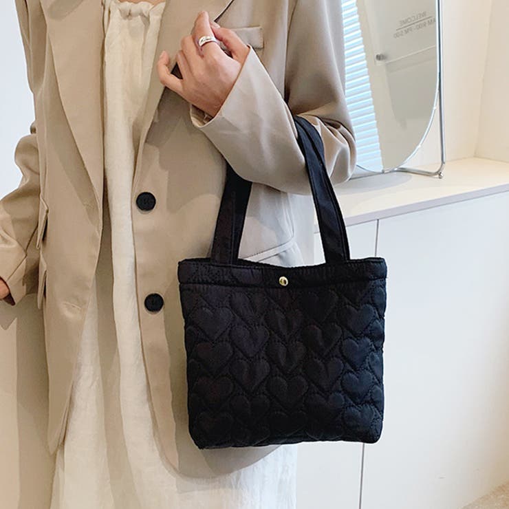 ハートキルティングミニトートバッグ | Outfitter lab | 詳細画像10 