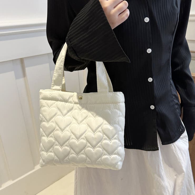 ハートキルティングミニトートバッグ | Outfitter lab | 詳細画像13 