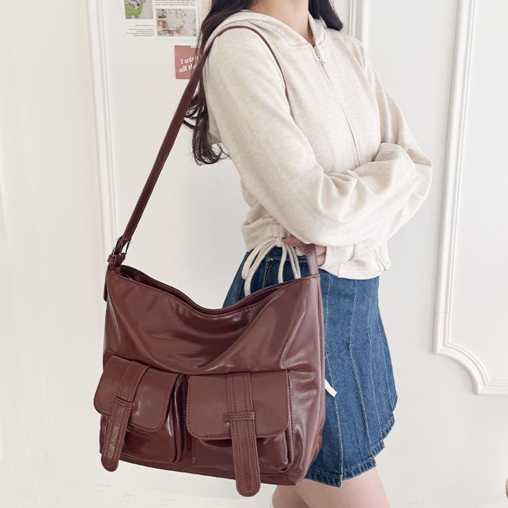 ダブルフラップポケットベルトショルダーバッグ | Outfitter lab | 詳細画像11 