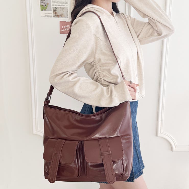 ダブルフラップポケットベルトショルダーバッグ | Outfitter lab | 詳細画像12 