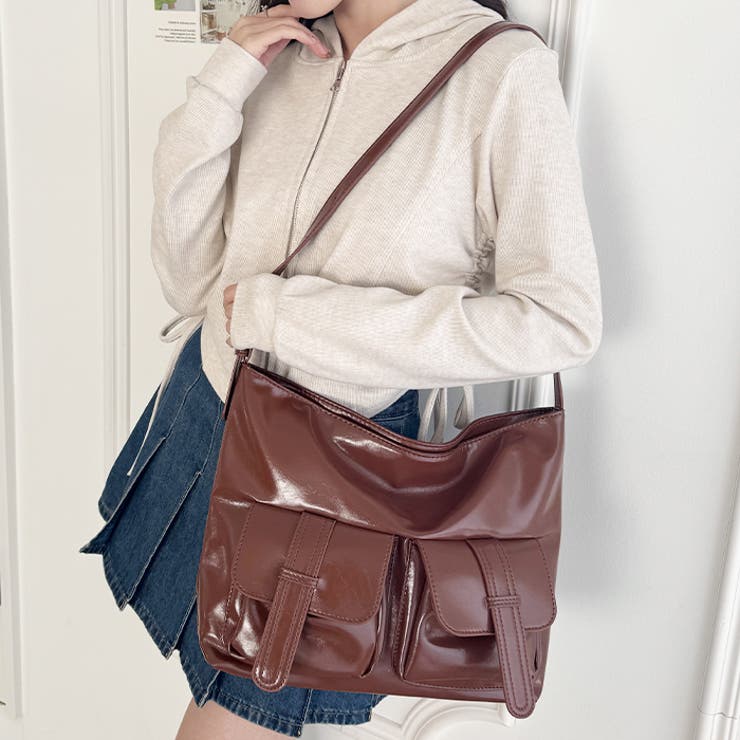 ダブルフラップポケットベルトショルダーバッグ | Outfitter lab | 詳細画像13 