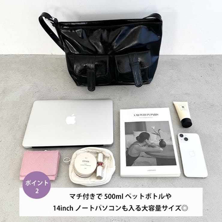 ダブルフラップポケットベルトショルダーバッグ | Outfitter lab | 詳細画像3 