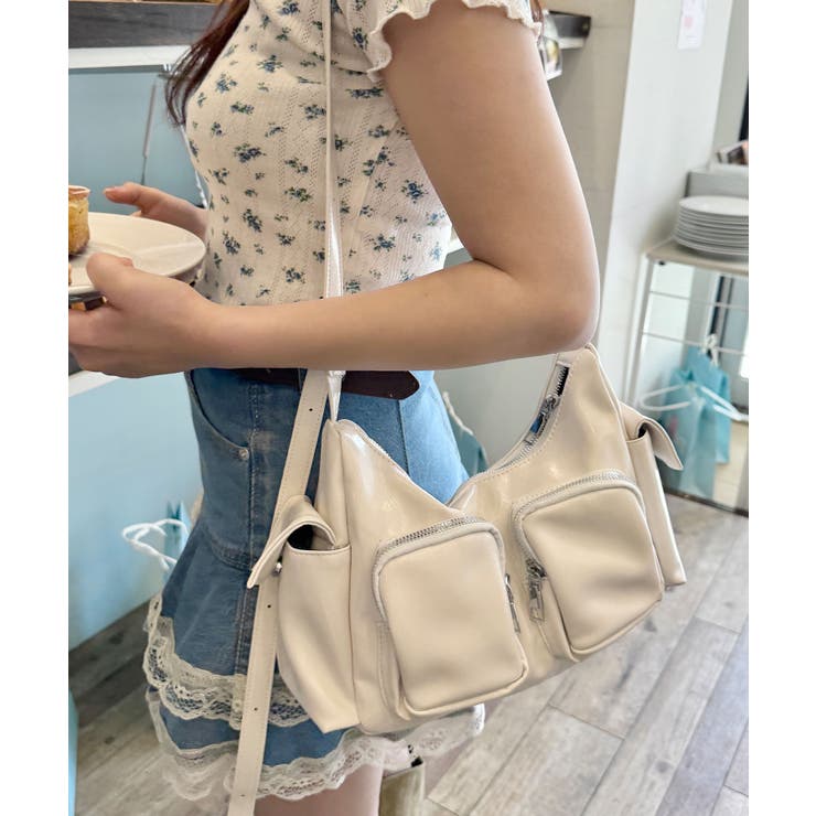 アイボリー | 4ポケットベルトショルダーバッグ | Outfitter lab