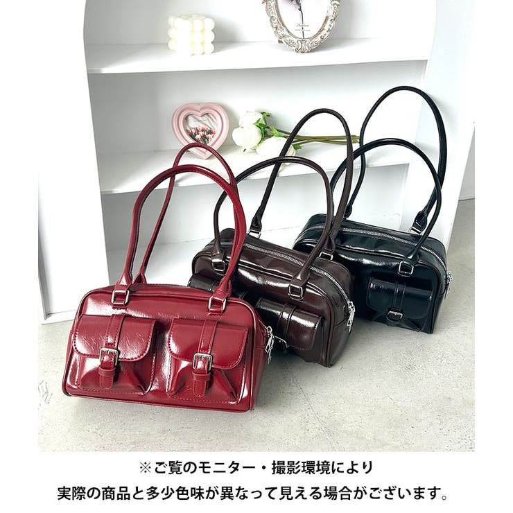 ダブルポケットロングハンドルPUバッグ | Outfitter lab | 詳細画像27 