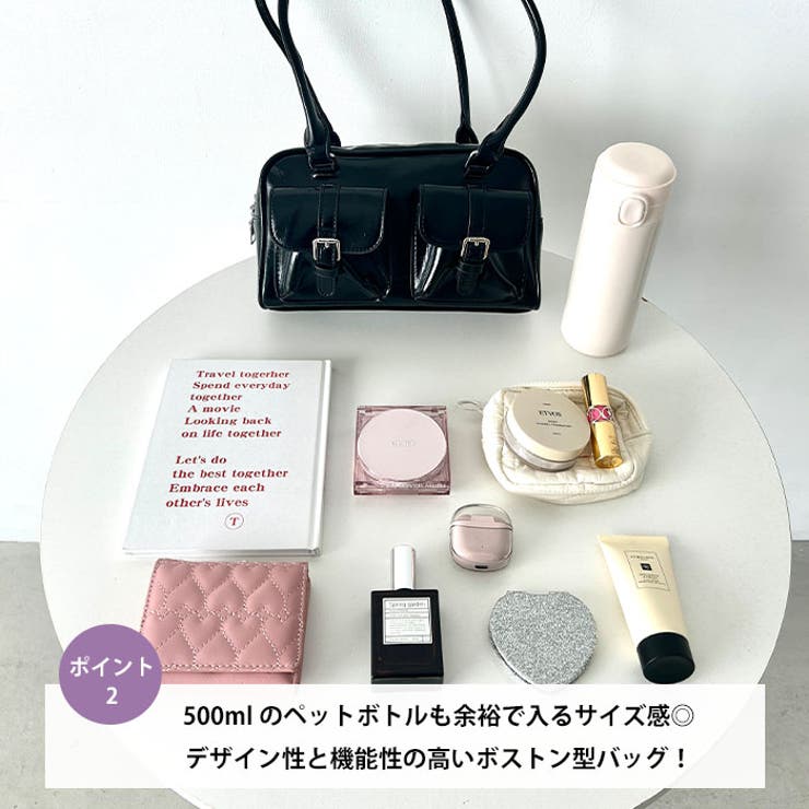 ダブルポケットロングハンドルPUバッグ | Outfitter lab | 詳細画像3 