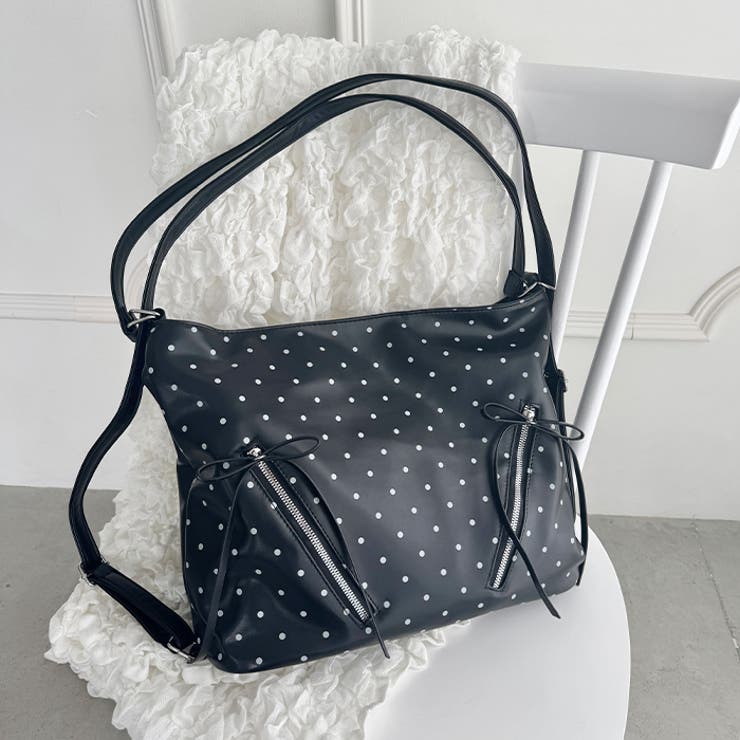 ドット柄2WAYリボンショルダーバッグ | Outfitter lab | 詳細画像16 