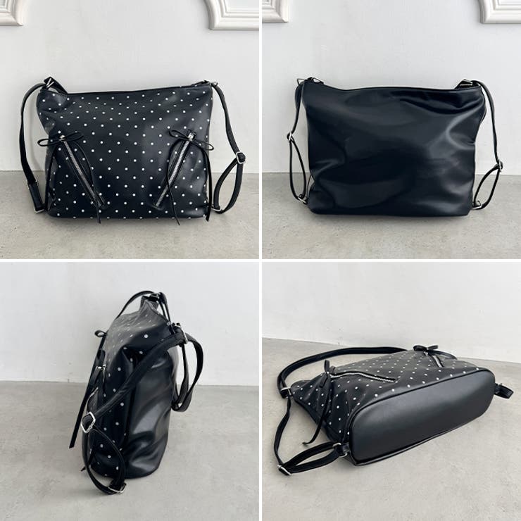 ドット柄2WAYリボンショルダーバッグ | Outfitter lab | 詳細画像17 