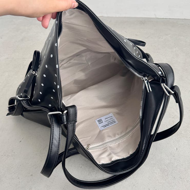 ドット柄2WAYリボンショルダーバッグ | Outfitter lab | 詳細画像18 