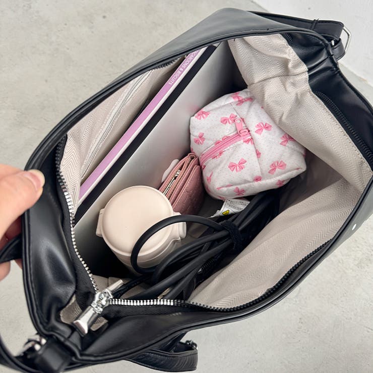 ドット柄2WAYリボンショルダーバッグ | Outfitter lab | 詳細画像19 