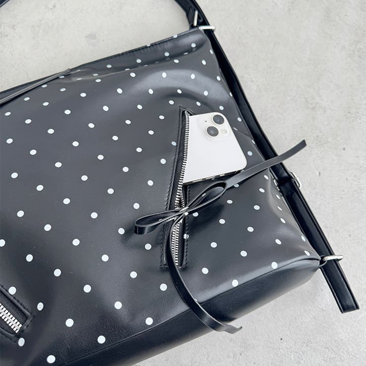 ドット柄2WAYリボンショルダーバッグ | Outfitter lab | 詳細画像21 