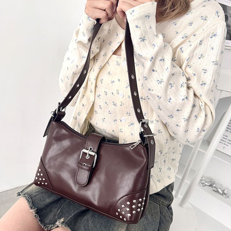 スタッズベルトPUショルダーバッグ | Outfitter lab | 詳細画像22 
