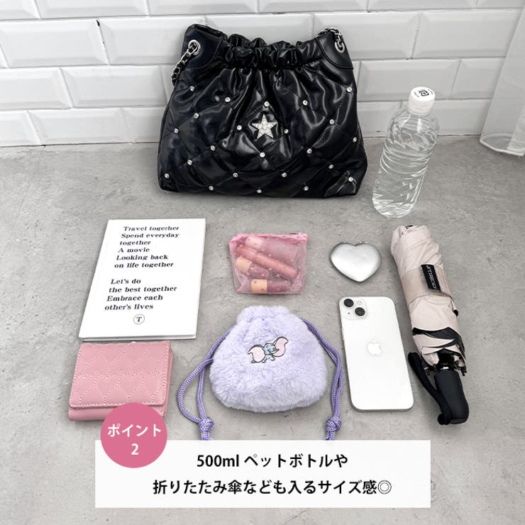 スタービジューキルティングチェーンバッグ | Outfitter lab | 詳細画像3 