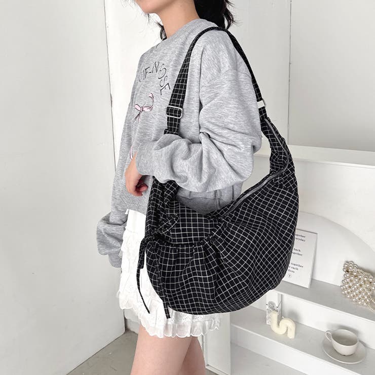 チェックリボンショルダーバッグ | Outfitter lab | 詳細画像15 