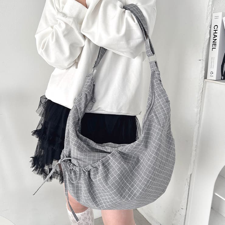 チェックリボンショルダーバッグ | Outfitter lab | 詳細画像8 
