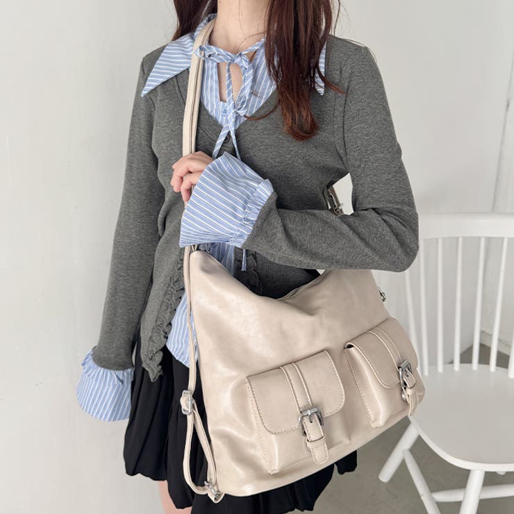 ダブルポケット3WAYショルダーバッグ | Outfitter lab | 詳細画像20 