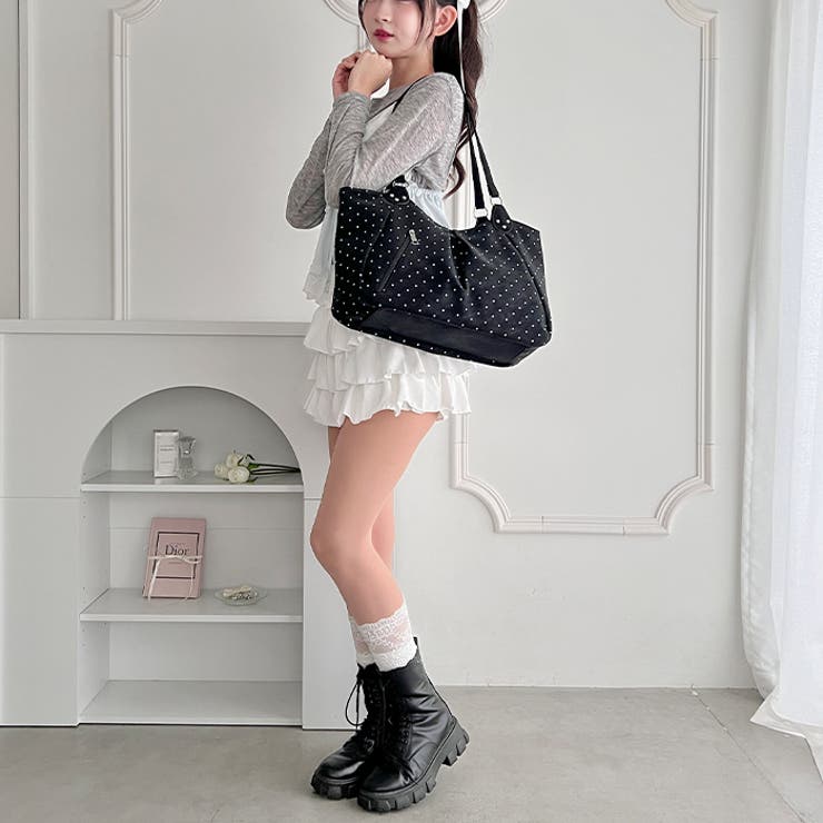 ドットショルダートートバッグ | Outfitter lab | 詳細画像15 