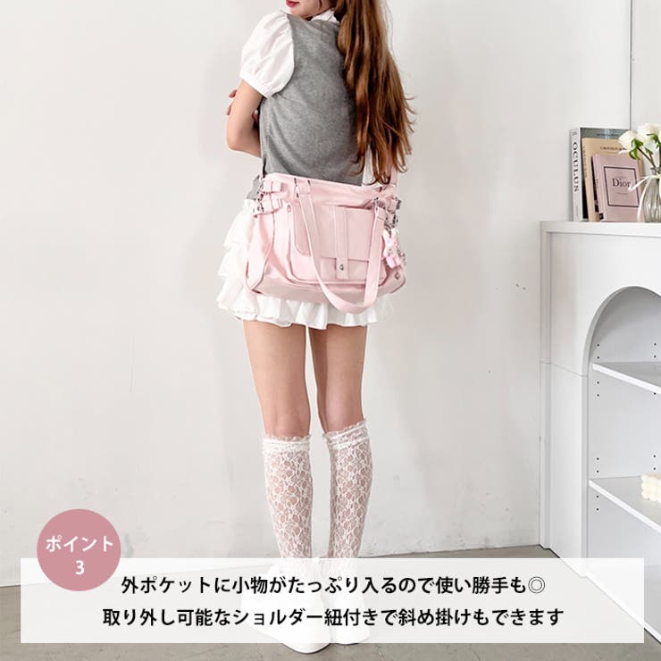 サイドベルト2WAYトートバッグ | Outfitter lab | 詳細画像4 