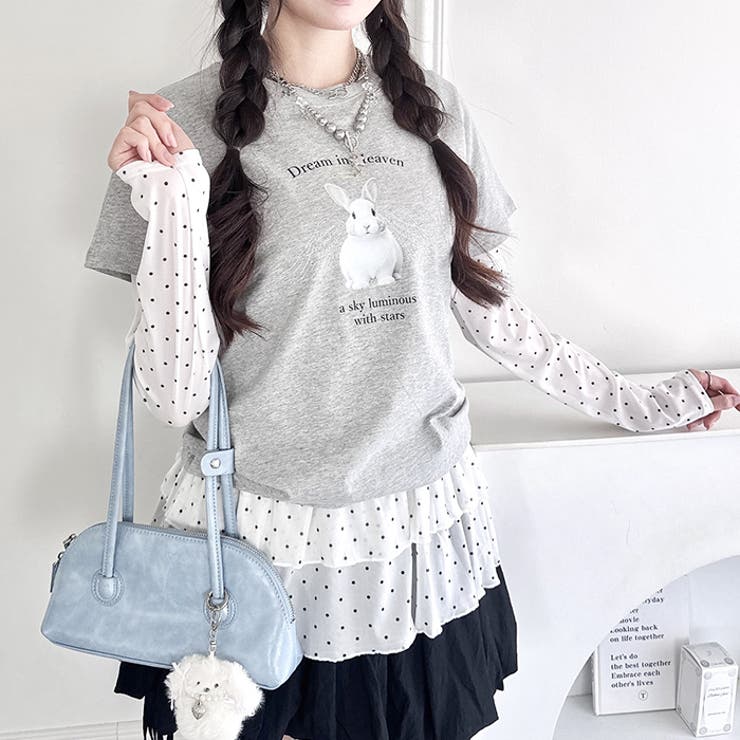 裾フリルドットティアードトップス | Outfitter lab | 詳細画像7 