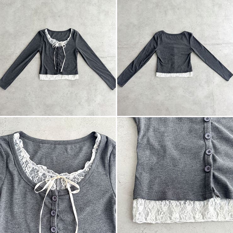レースリボンレイヤードトップス | Outfitter lab | 詳細画像30 