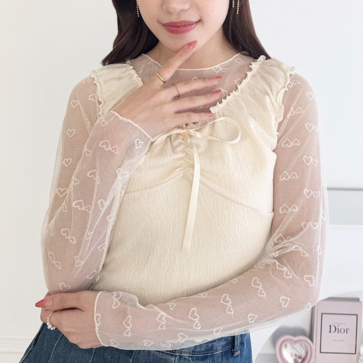 ランダムハートシアートップス | Outfitter lab | 詳細画像10 