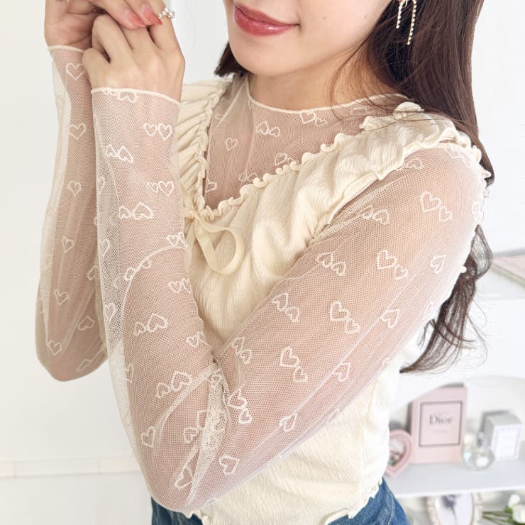 ランダムハートシアートップス | Outfitter lab | 詳細画像12 