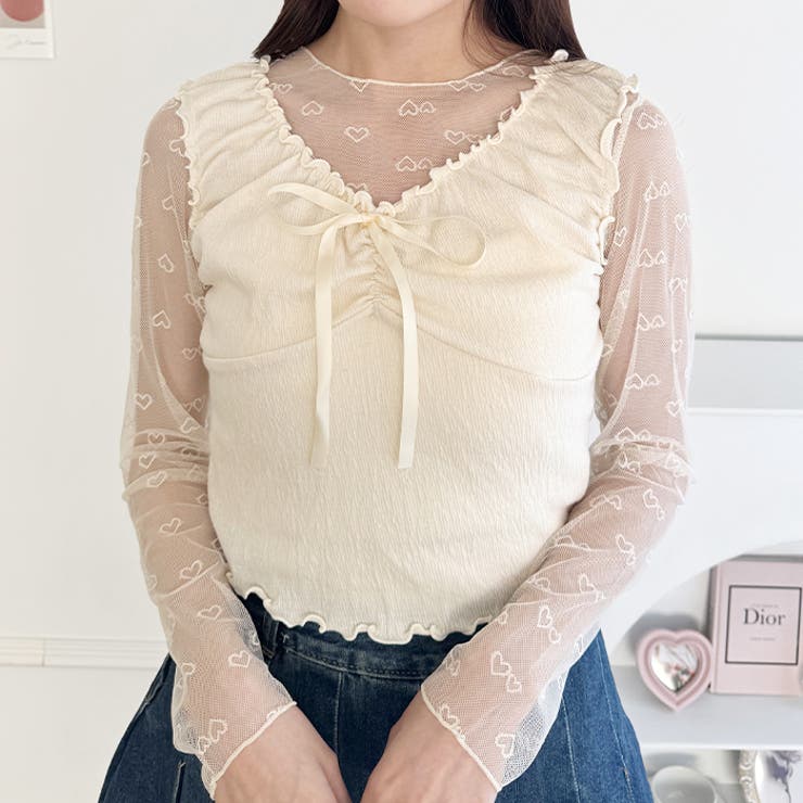 ランダムハートシアートップス | Outfitter lab | 詳細画像14 