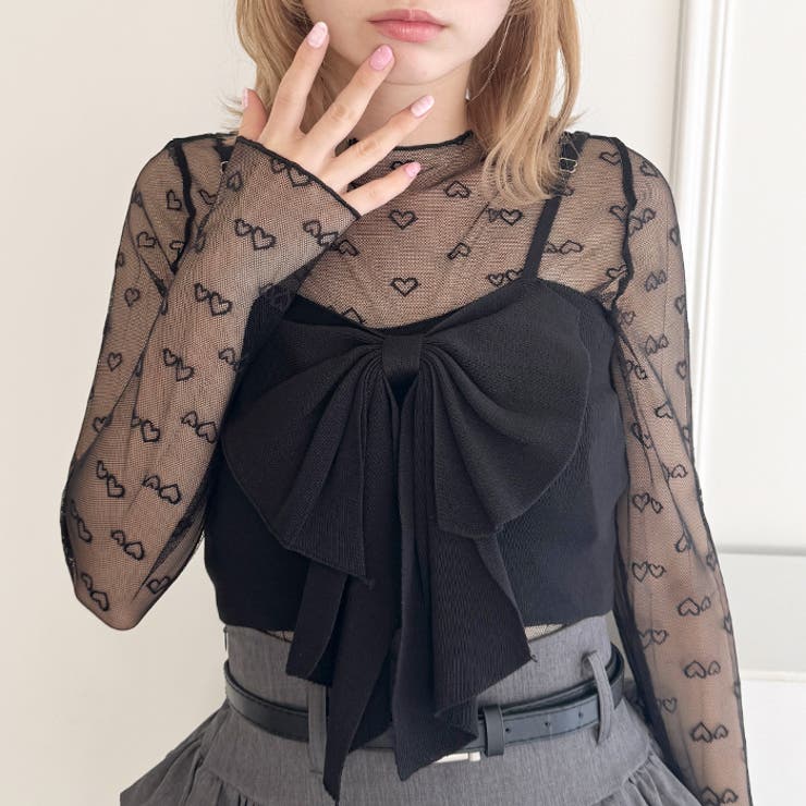 ランダムハートシアートップス | Outfitter lab | 詳細画像15 