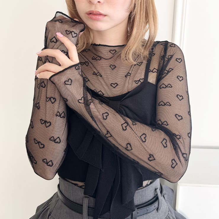 ランダムハートシアートップス | Outfitter lab | 詳細画像16 