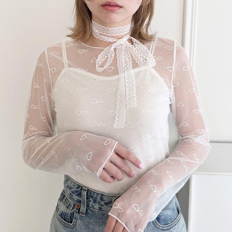 ランダムハートシアートップス | Outfitter lab | 詳細画像5 