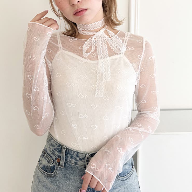 ランダムハートシアートップス | Outfitter lab | 詳細画像6 