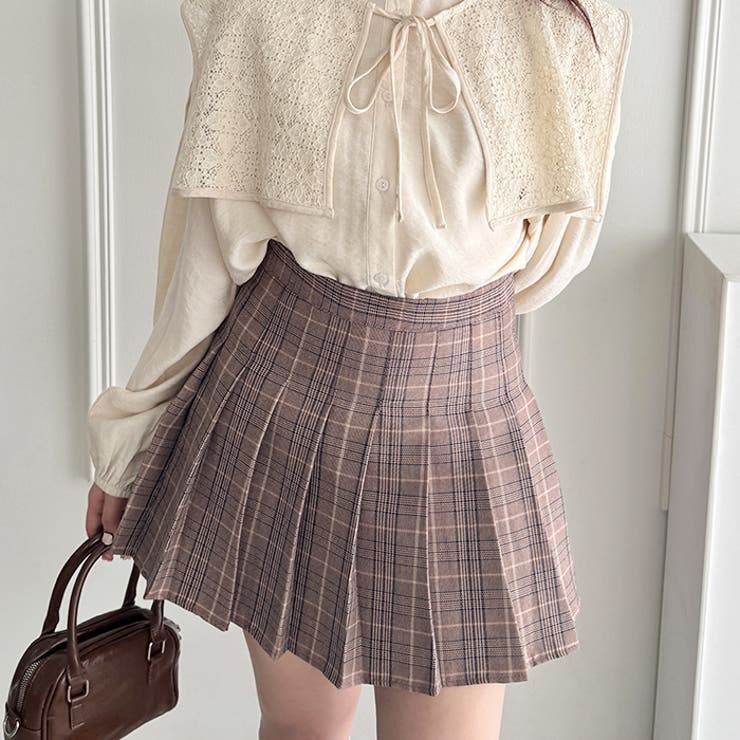 チェックプリーツミニスカパン | Outfitter lab | 詳細画像13 