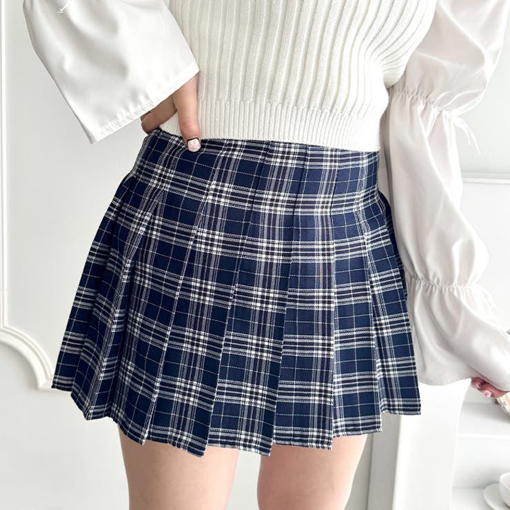 チェックプリーツミニスカパン | Outfitter lab | 詳細画像15 