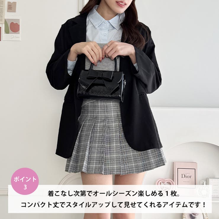 チェックプリーツミニスカパン[品番：OUTW0000206]｜Outfitter