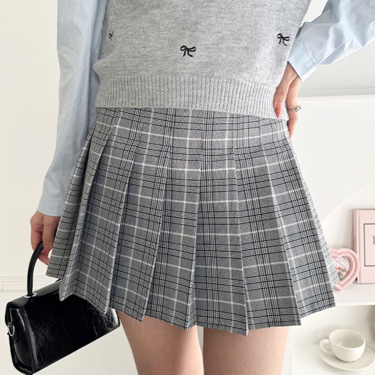 チェックプリーツミニスカパン | Outfitter lab | 詳細画像5 