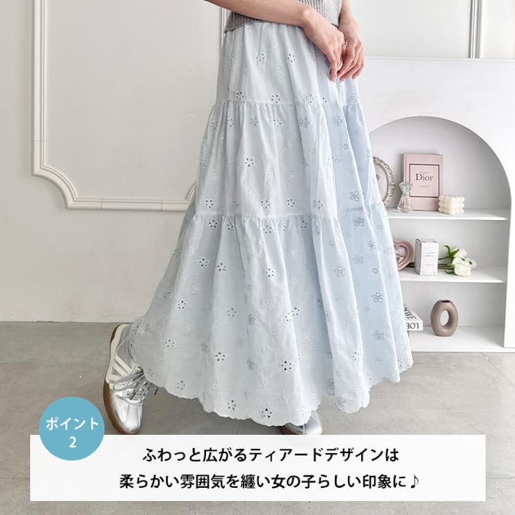 SEA NEW YORK コットン プリントティアードスカート 花柄 フラワー赤 SEA NEW YORK コットン プリントティアードスカート 花柄
