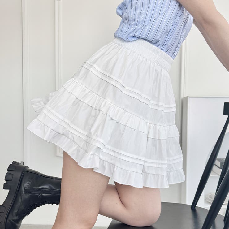 ティアードフリルミニスカパン | Outfitter lab | 詳細画像6 