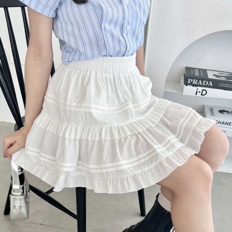 ティアードフリルミニスカパン | Outfitter lab | 詳細画像7 