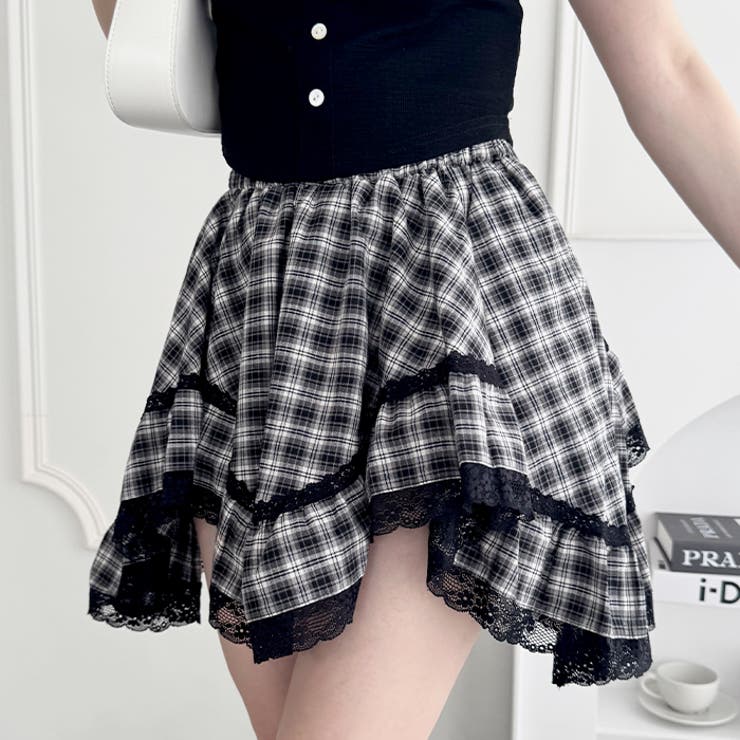 イレヘムチェックレースミニスカパン | Outfitter lab | 詳細画像11 