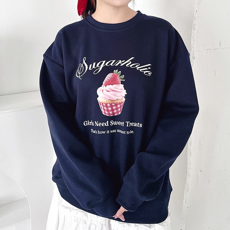 ファンシーカップケーキロゴスウェット | Outfitter lab | 詳細画像11 