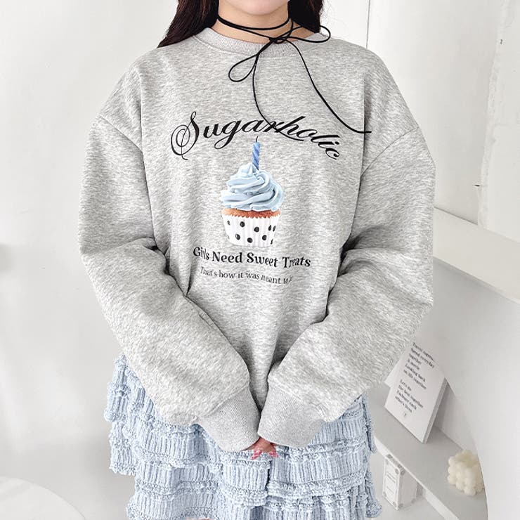 ファンシーカップケーキロゴスウェット | Outfitter lab | 詳細画像16 