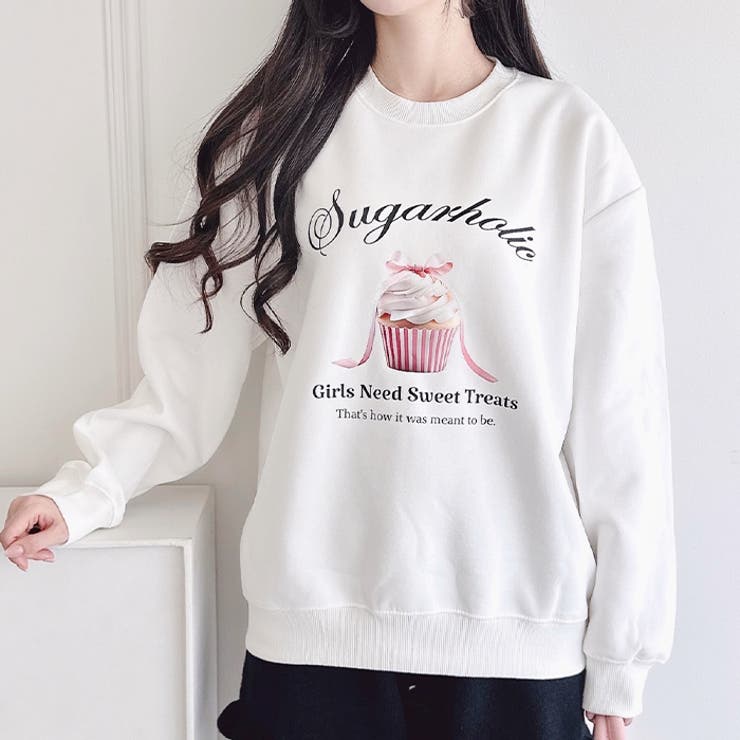 ファンシーカップケーキロゴスウェット | Outfitter lab | 詳細画像5 