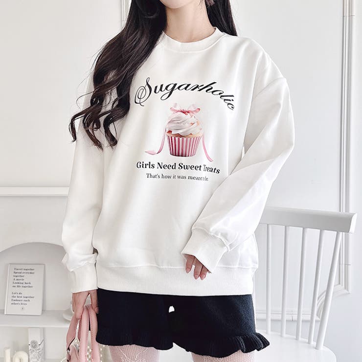 ファンシーカップケーキロゴスウェット | Outfitter lab | 詳細画像6 
