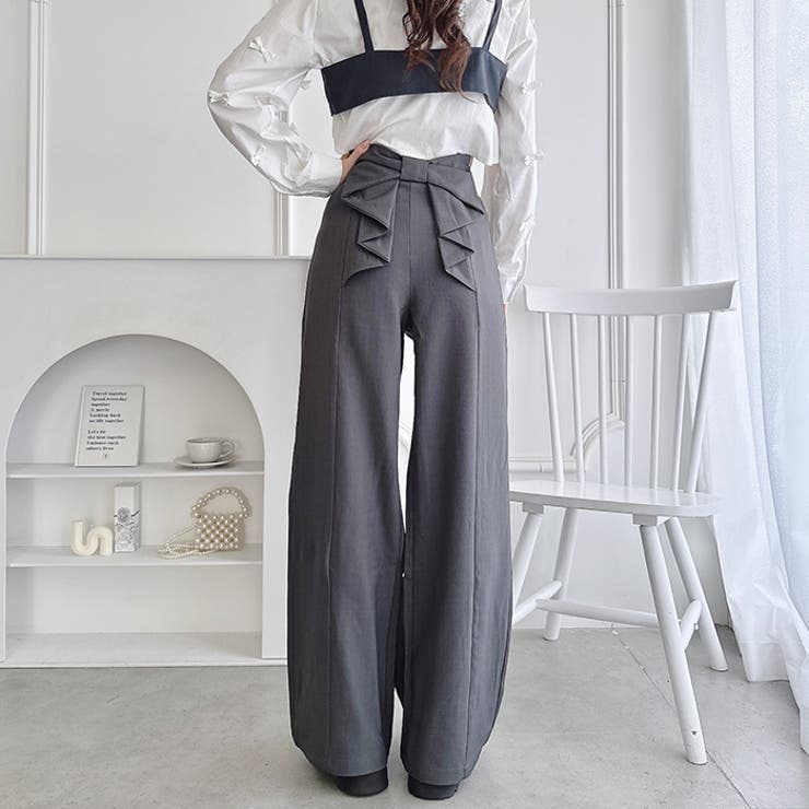 バックリボンタックパンツ | Outfitter lab | 詳細画像12 
