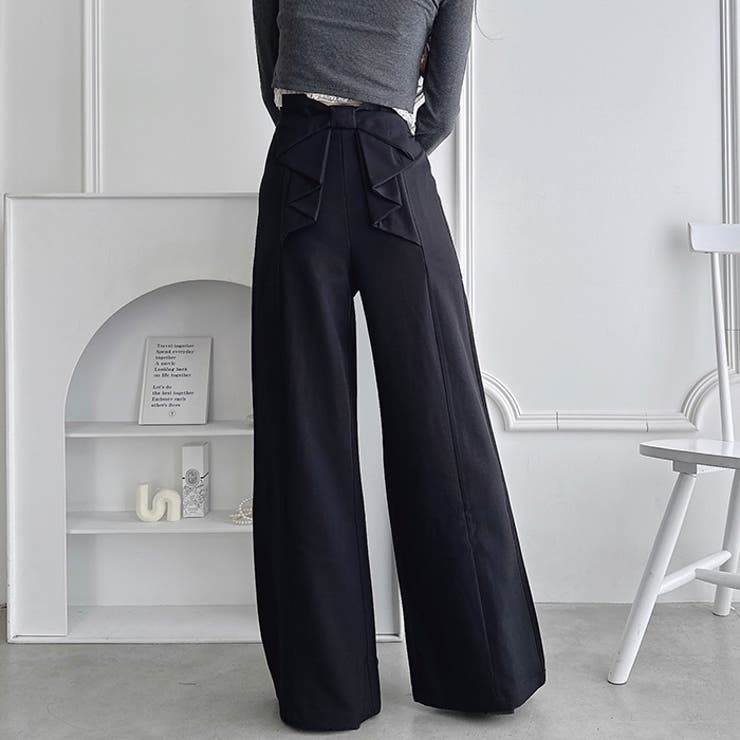 バックリボンタックパンツ | Outfitter lab | 詳細画像7 